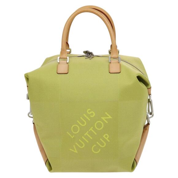 LOUIS VUITTON Damier Geant America Cube Bag Canvas Yellow M80633 - Picture 3 of 16